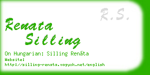 renata silling business card