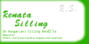 renata silling business card